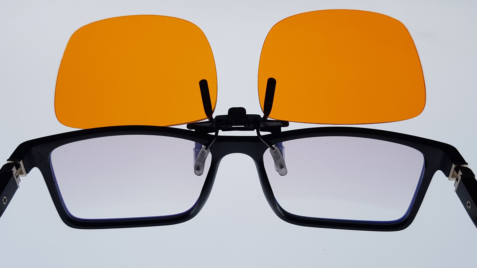 Oranžové klapky na brýle 5M Orange Wings - Klipsny na brýle