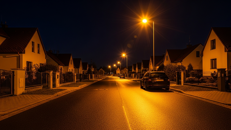 Veřejné osvětlení bez modrého světla