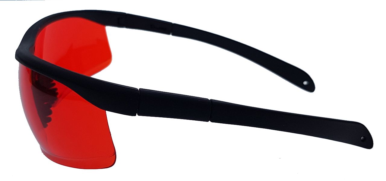 Červené brýle 5M Gamer Red - Brýle chrání i před periferně přicházejícím světlem