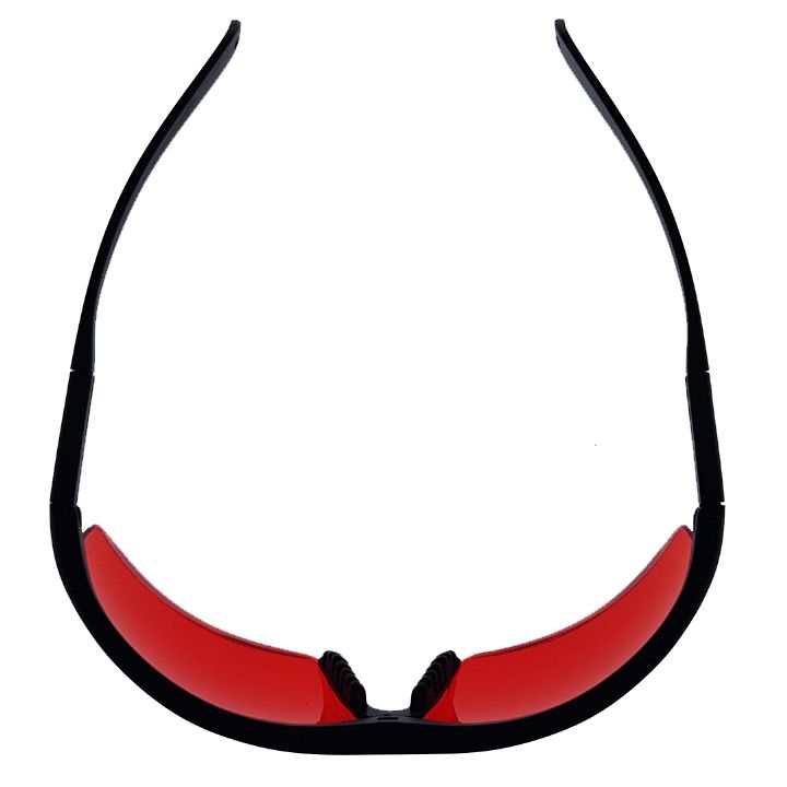 Červené brýle 5M Gamer Red - Přiléhavý a zaoblený design