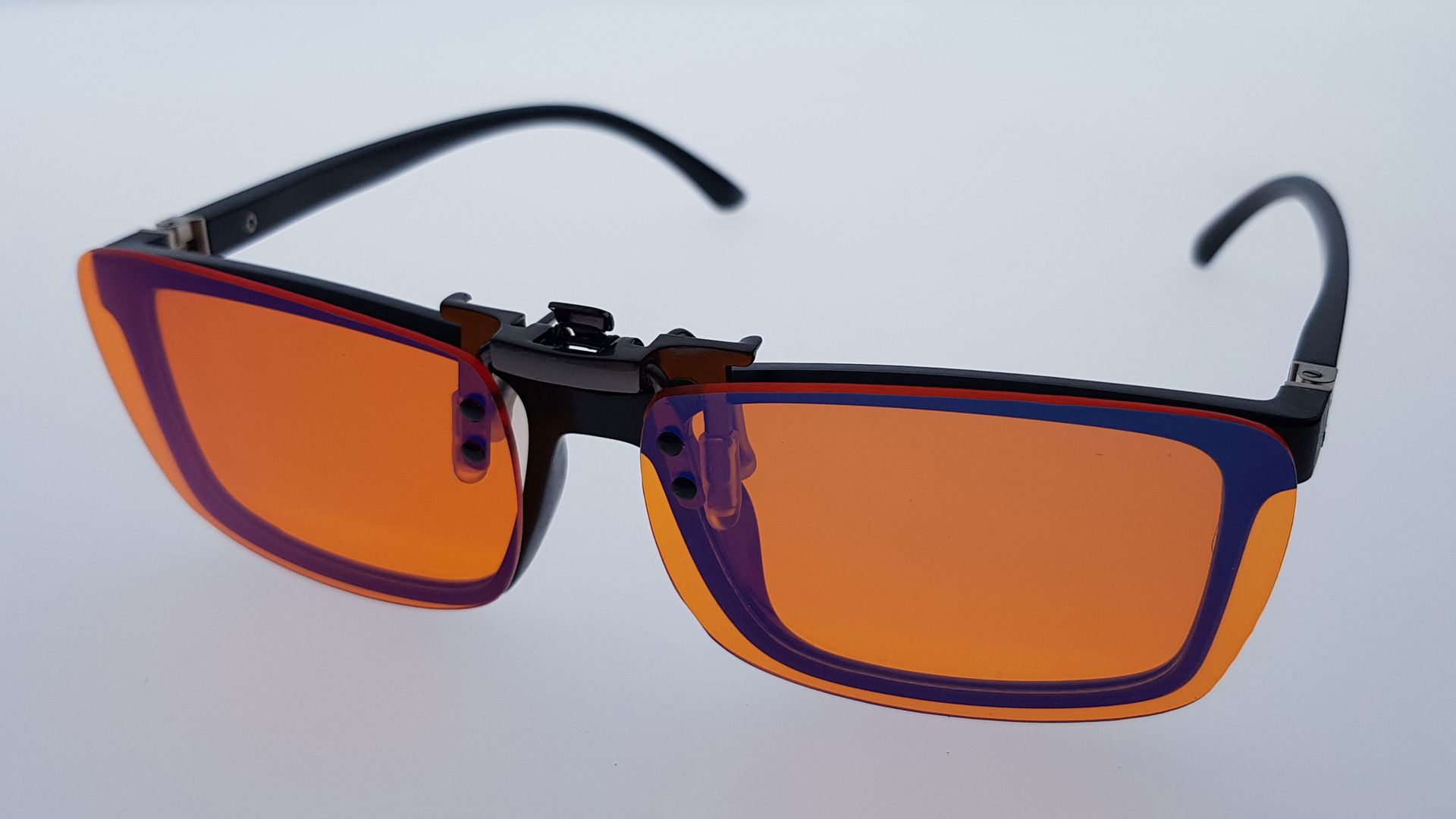 Oranžové klapky na brýle 5M Orange Wings - Oranžové klipy na brýle