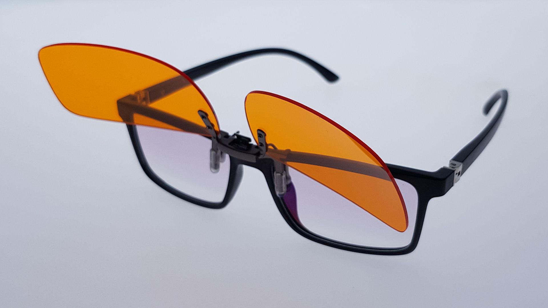 Oranžové klapky na brýle 5M Orange Wings - Klipy na brýle
